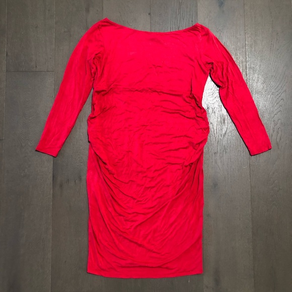 ASOS Maternity Bardot Dress with Long Sleeve - Picture 2 of 7